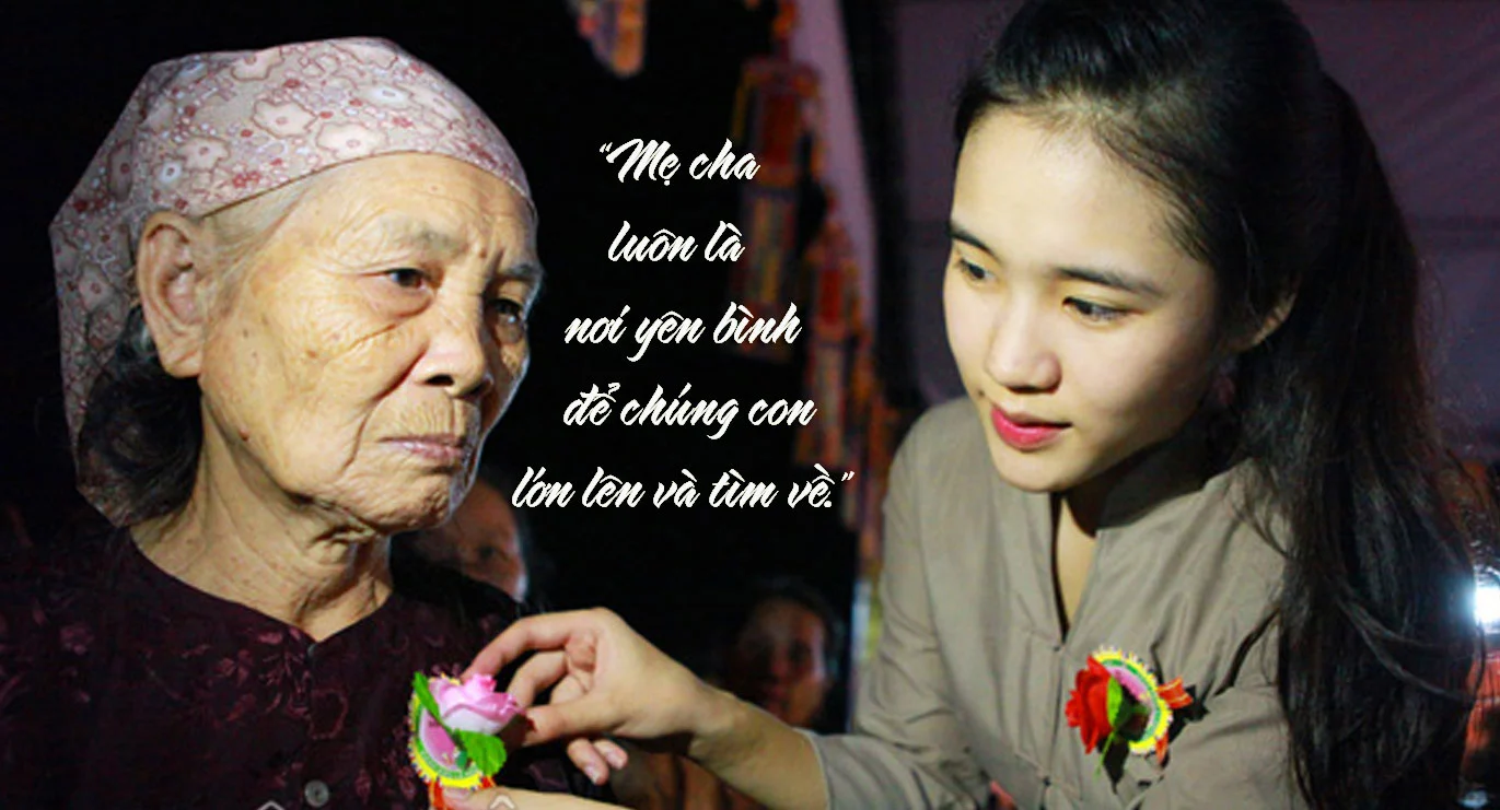 Lễ Vu Lan được xem là ngày báo hiếu. Đối với cha mẹ, việc có con bên cạnh trong những dịp như vậy là niềm vui lớn nhất.