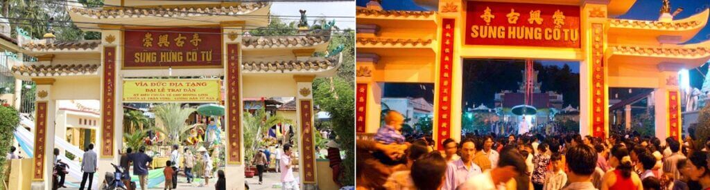 Trước khi lễ hội bắt đầu, người dân Phú Quốc tham gia các hoạt động từ thiện bằng cách tặng vật phẩm cho người nghèo