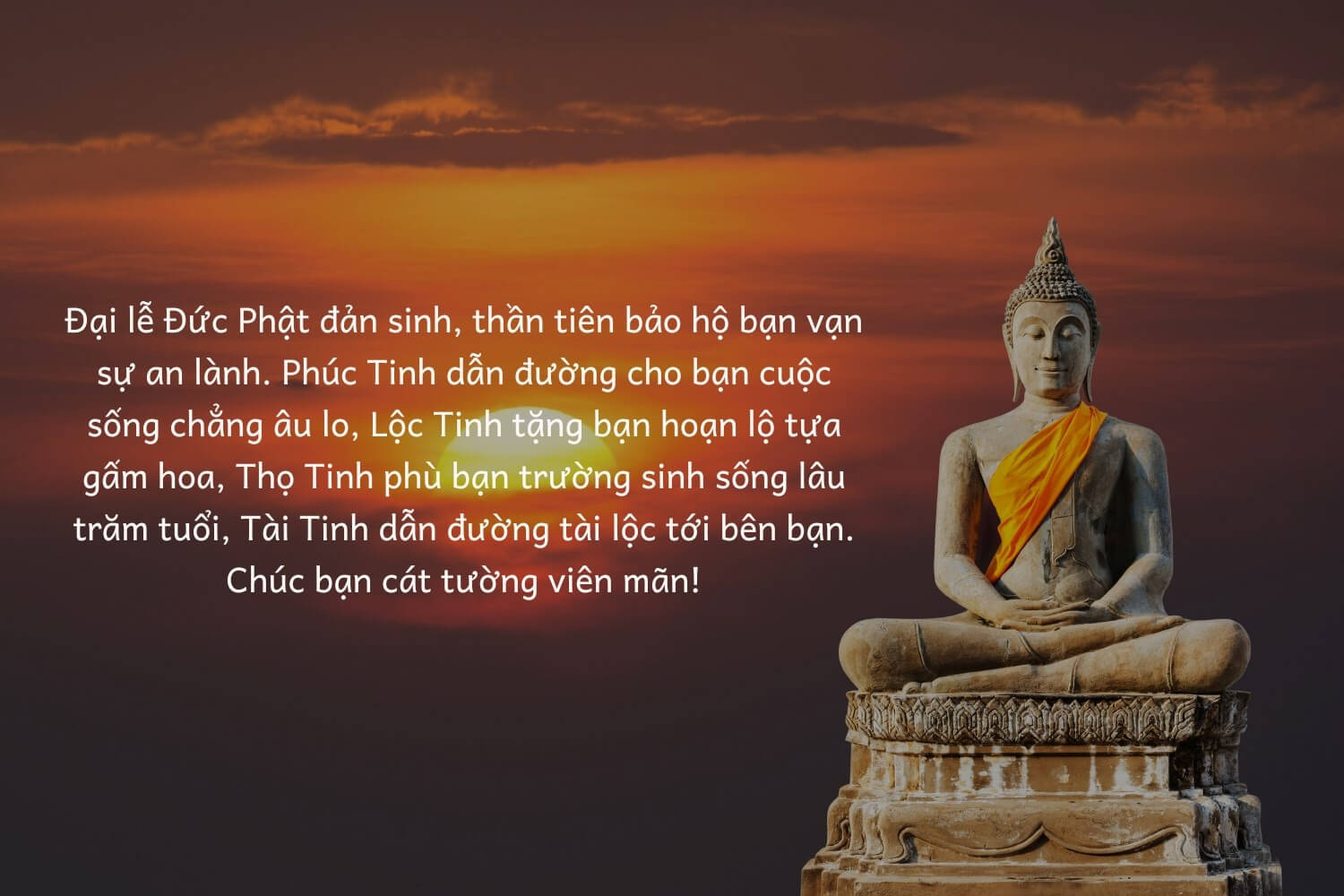 Vào ngày Phật Đản, các Phật tử có truyền thống gửi lời chúc mừng tới người thân và bạn bè của mình