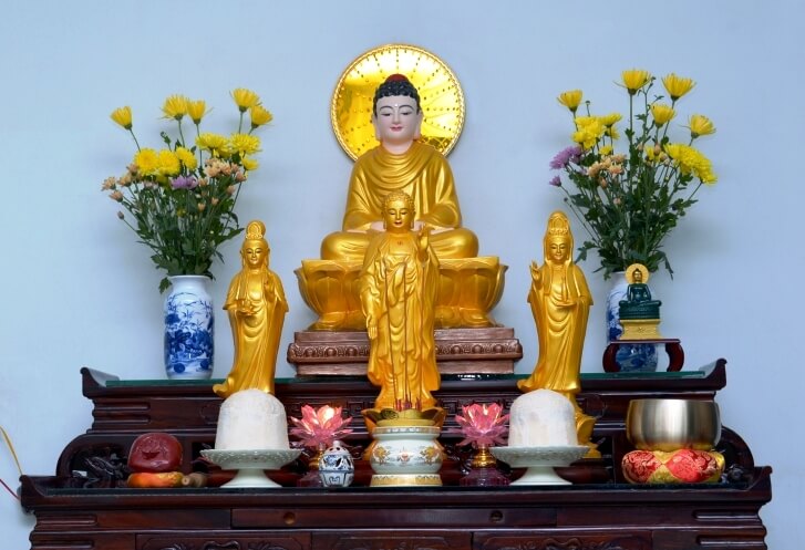 Trong các gia đình Việt Nam, với sự hiện diện của nhiều loại bàn thờ như bàn thờ gia tiên, bàn thờ thần tài, bàn thờ Phật, ông Táo,...