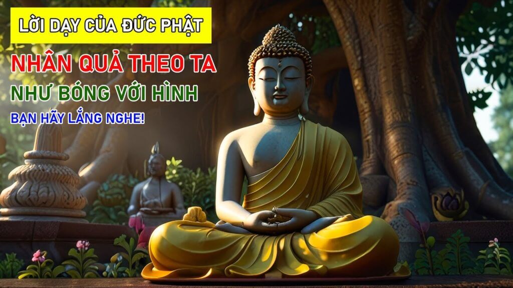 Lời Phật dạy về nhân quả: Nhân quả theo ta như bóng với hình