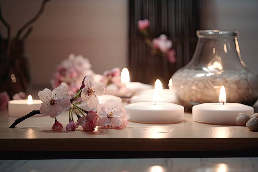 Nhiệt lượng từ nến giúp khuếch tán hương tinh dầu ra khắp không gian, hiệu quả trong việc khử mùi hôi, mùi sơn nhà mới, và nấm mốc, đặc biệt là trong những không gian kín