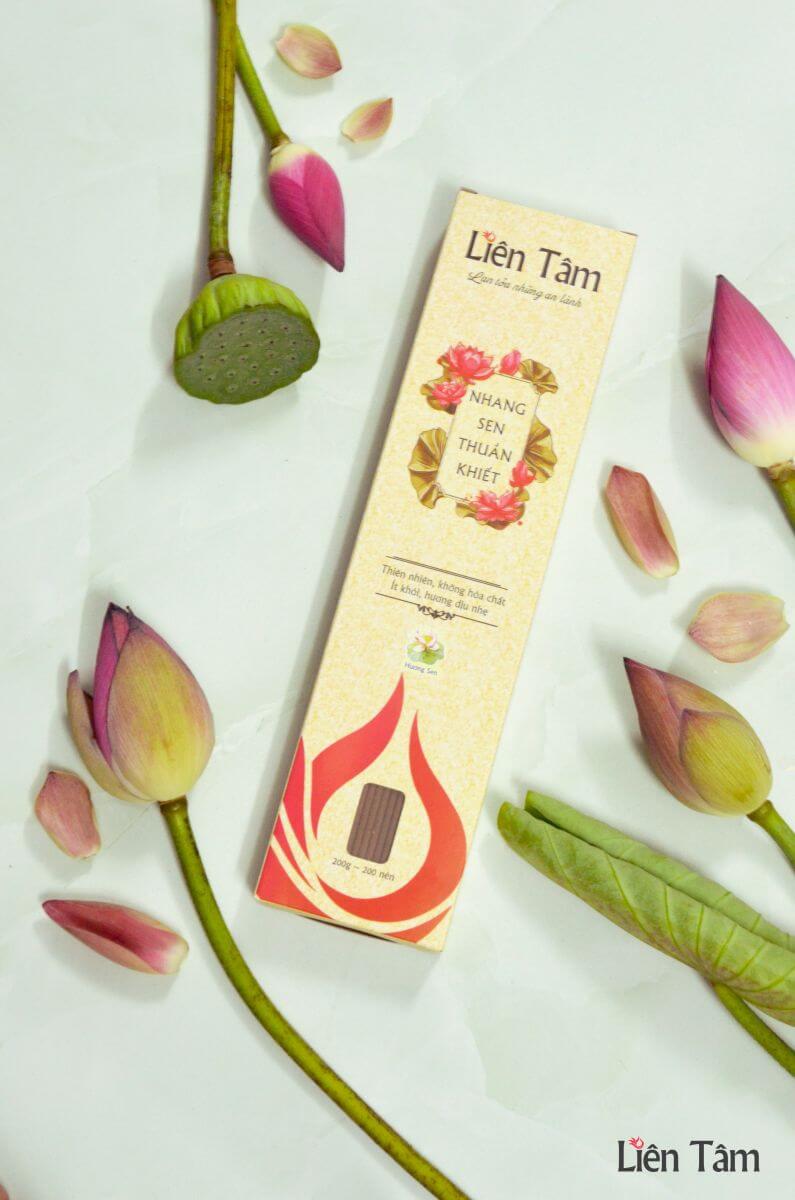 Nhang sen Liên Tâm: Nhang thơm từ sen đầu tiên trên thị trường
