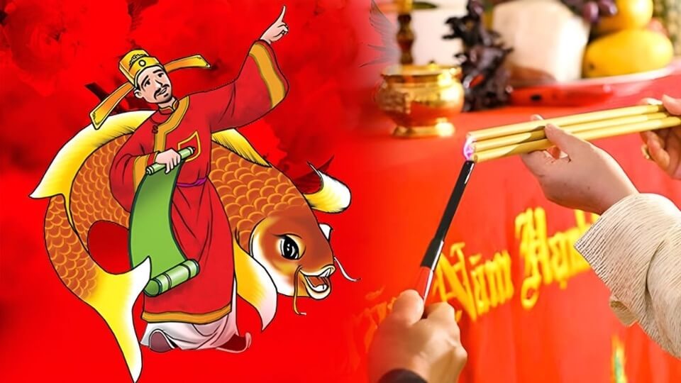 Văn khấn cúng rước ông Công ông Táo 30 Tết