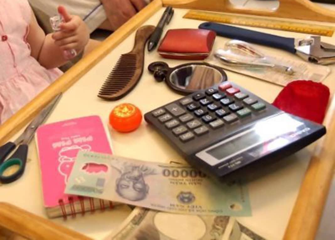 Mâm đồ bốc thôi nôi cơ bản