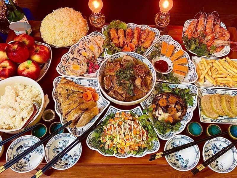 Cách làm mâm cúng mùng 2 Tết